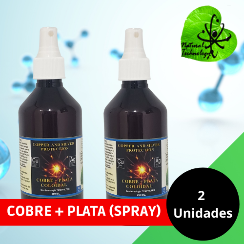 2 Pack Plata/Cobre (Spray)