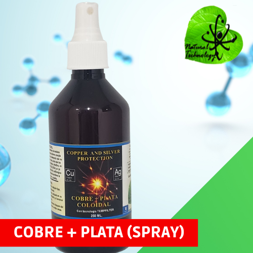 Cobre y Plata Coloidal (Spray)