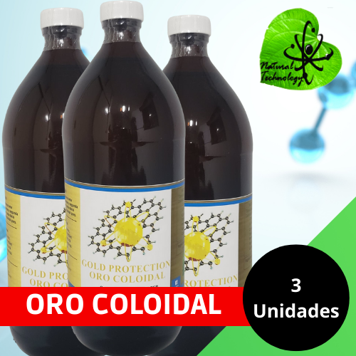 3 Pack Oro Coloidal